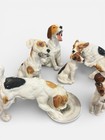 9 Royal Doulton - Dogs Of Character Jack Russell Terrier Puppy Set   More