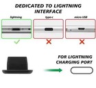 3x Lightning Port Anti-dust Plug For Iphone Pro   Apple Charger Cover