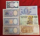  Egypt 7 Papers  Money Uncirculated Egyptian Notes Crisp