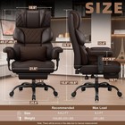 Office Chair Desk Chair W  Soft Adjustable Armrests Ergonomic High Back Gaming