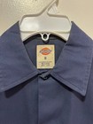 Vintage Dickies Men s Short-sleeve Work Shirt Size Small - Dark Navy