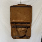 Vintage 90s Filson Rugged Twill Canvas Leather Garment Bag Talon Zippers