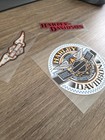 Harley Davidson 3pc Raised Uv Dtf Full Color Sticker Decals 4in