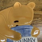Vtg Disney Winnie The Pooh Hunny Pot Ceramic Trivet Wall Decor 8    Treasure Craft