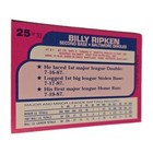 1988 Topps Billy Ripken  25 Toys  r  Us Rookie Baseball Card Vtg Mlb