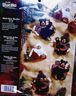 Bucilla Original Black Bear Bonfire Felt Christmas Ornaments Kit Oop Very Rare