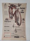 Mead Cycle Company Ranger Bicycle 1920 Print Ad American Boy Red Catalog Chicago