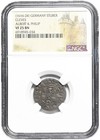 German States Cleves  Albert   Philip 1616-1624 Germany Silver Stuber  Ngc Vf25