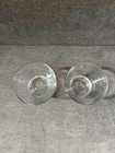 Crown Royal  set Of 2  Heavy Glasses W  Logo In The Thick Base - Made In Italy