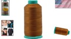 Versatile 1500 Yds Brown Heavy-duty Nylon Thread T70 For Upholstery   Quilting