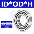 Tapered Roller Bearing Superior Quality Metric Single Row Inner Dia 10mm-65mm