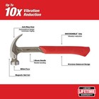 Milwaukee 48-22-9080 20oz Curved Claw Smooth Face Hammer W  Shockshield Grip