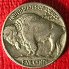 Counterstamped T - Vf Details 1935 P Buffalo Nickel Coin-may003