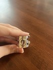Ishimori Wood Stone Bb Clarinet Ligature Solid Silver Ss Model Made In Japan