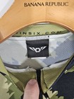 Twin Six Cycling Jersey Short Sleeve Size M Green Black Camo 3 Pockets Full Zip