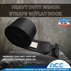 Usa 10 Pack Heavy Duty 4  X 40  Winch Tie Down Strap W flat Hook 5400 Lbs Black