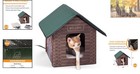 Insulated Kitty Shelter For Winter With Elevated Heated Pad - 20w Safety Listed
