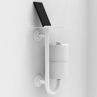 3-in-1 Bathroom Grab Bar W  Dual Toilet Paper Holder Heavy Duty Stainless Steel