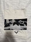 Men s Rafa Court Retirement Tennis Tee White And Black Size Small Im5970-100h24