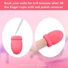 4-in-1 Gel Polish Remover Kit     Soak Off Caps  Nail File  Buffer   Pusher