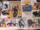 Batman mcdonald   s  2  Happy Meal Bags And 9 Happy Meal Toys - Mint Condition  