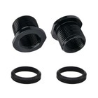 Steel Thread Adapter 1 2x28 To 5 8x24 With Free Crush Washer 2 4 8 Pcs Option
