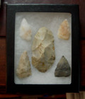 Lot Of 5 Arrowhead Collection