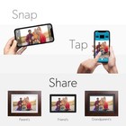 Brookstone Photoshare 10 1    Smart Digital Picture Frame Premium Espresso Wood