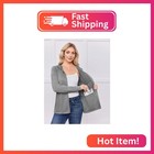 Deyeek Post Surgery Shirts For Women  Mastectomy Hoodie With Drain Pockets