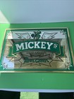 Vintage Mickey s Malt Liquor The Mean Green Glass Beer Bar Sign Mirror