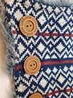 Muk Luks Knit Boot Covers Leg Warmers Faux Fur Nordic Winter Brown Gaiters
