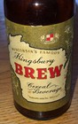 Kingsbury Beer Bottle Glass Cereal Beverage Longneck Vintage Sheboygan Wi 1960 s