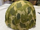 Helmet Cover W w 2 Parachute Canopy Fabric Used As Camouflage Cover Random Peice