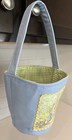 Pottery Barn Kids Peter Rabbit Easter Treat Bag Basket Blue Lined Nwt 2010