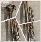 Yamaha Ytr-135 Bb Trumpet Nickel-plated Vintage Japan W  Case Fully Functional