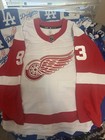 Alex Debrincat Red Wings Autographed White Adidas Authentic Jersey Fanatics Auth