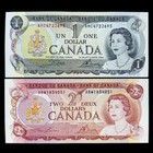 1971-1979 Bank Of Canada 1 2 5 10 20 Dollar Banknotes Paper Money Very Fine Lot