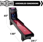 Hall Of Games 130 Inch Premium Roll And Score Game  Burgundy black