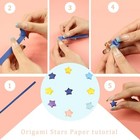  1080pcs Origami Star Paper Strips 16 Styles For Diy Crafts Handmade  