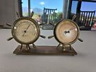 Vintage Bronze Nautical Swift   Anderson Temperature And Humidity Tabletop