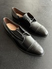Vintage Allen Edmonds Sanford Shoe Black Wing Tip Derby Leather Men s 15 Aaa