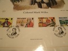 Limited Edition First Day Lithograph  Colonel Mark Wilks  1981 Stamps