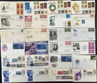 Lot Of 202 Mixed Cachet First Day Covers Several Better