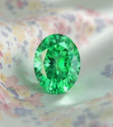 10 Ct Oval Cut Natural Green Color Diamond D Grade Vvs1 Certified Stone