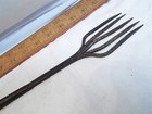Early 5-tine Fish Eel Frog Gig Tool Spear Head Hand Forged Iron Fishing Fork