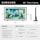 Samsung 50 Inch The Frame Ls03fa Qled 4k Art Mode Vision Ai Smart Tv  2025 