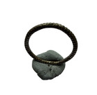 Ancient Roman Or Byzantine Silver Ring 3rd   6th Century Ad
