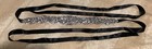 Bridal Rhinestone Wedding Black Satin Sash belt Ribbon Fits 28-50