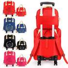 2 Pcs set Travel Carry Luggage Rolling Spinner Suitcase Wheeled Duffle Bag New