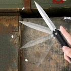 Tactical Pocket Knife Survival Spring Open Assisted Knife Camping Combat Folding